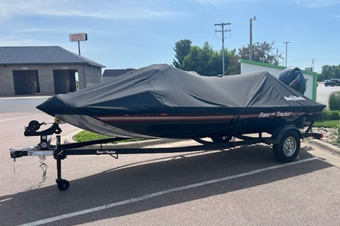 2024 Marine Bass Tracker Classic XL boat with cover