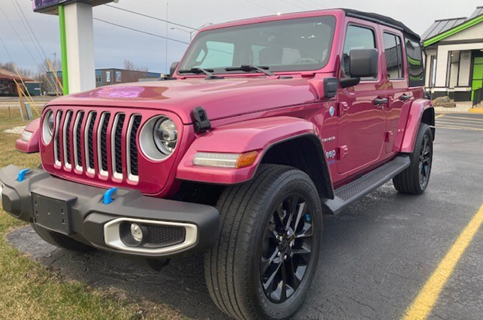 pink 2022 Jeep Wrangler