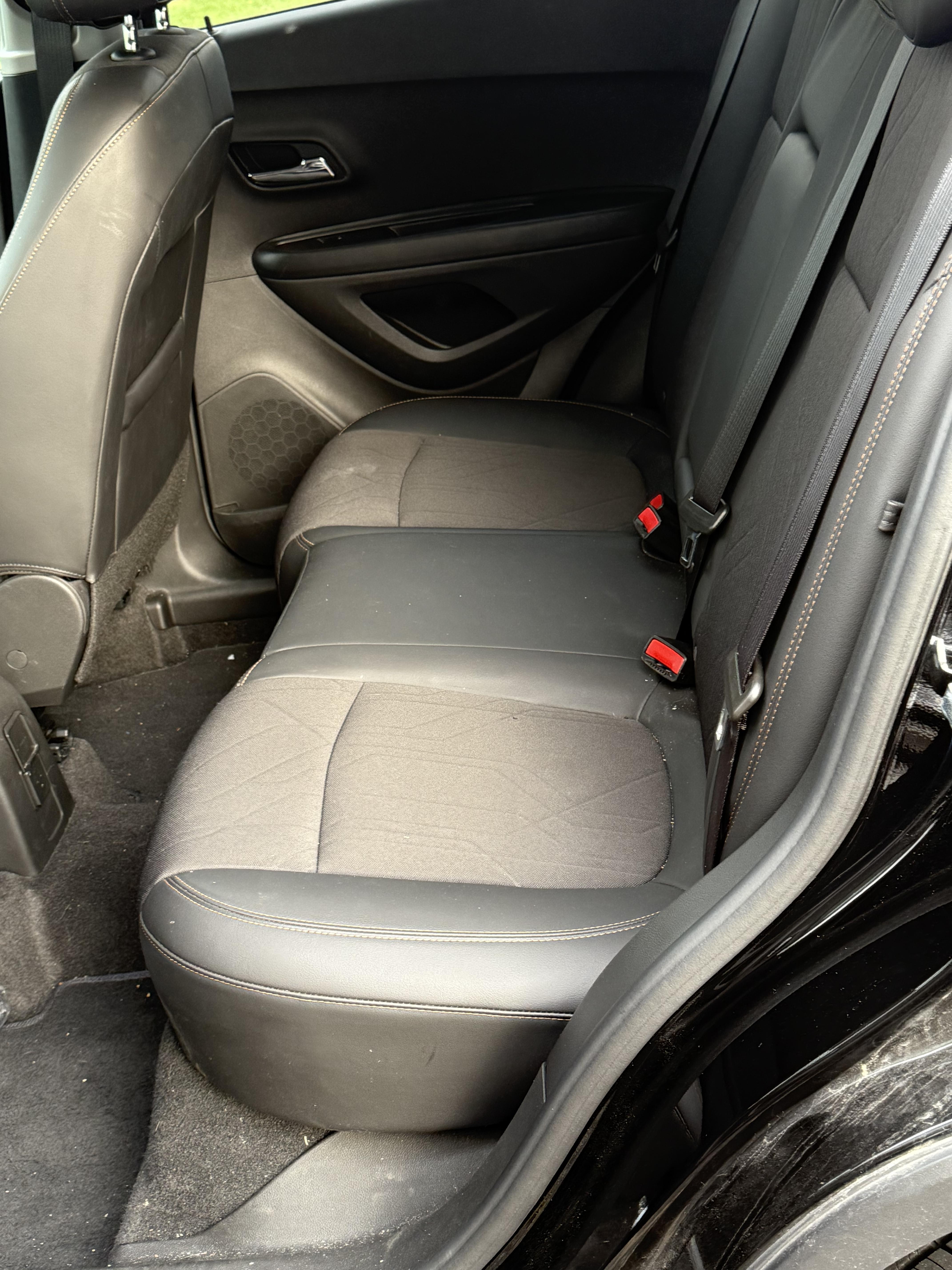 rear seat of 2022 Chevy Trax for sale