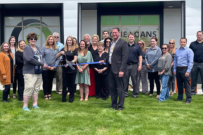 West Salem remodeled branch ribbon cutting